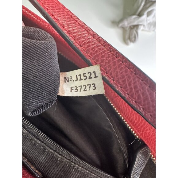 DAMAGED - COACH Snoopy Red Tote Bag F37273 Red - Picture 6 of 9